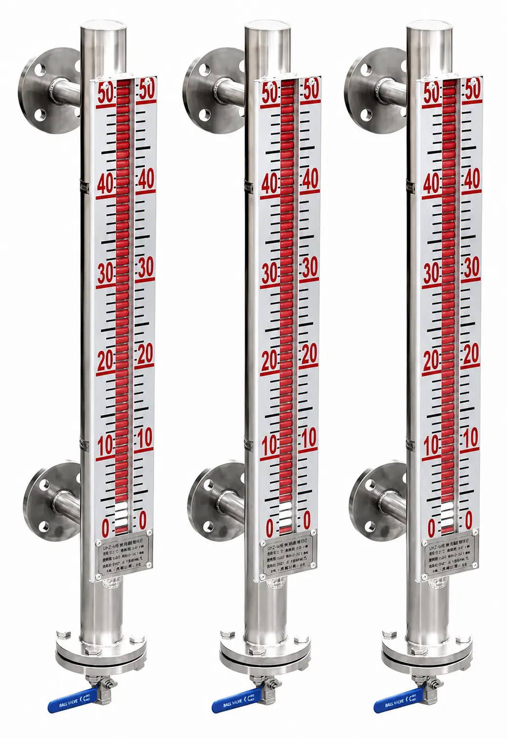 Westcal magnetic level indicators