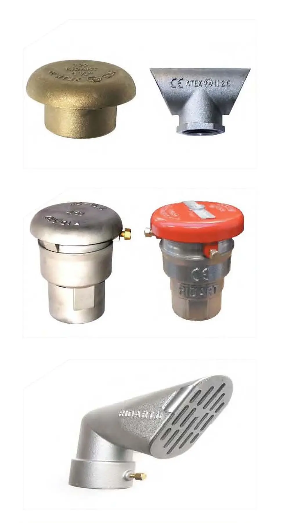 Tank vents, emergency vents and flame arrestors