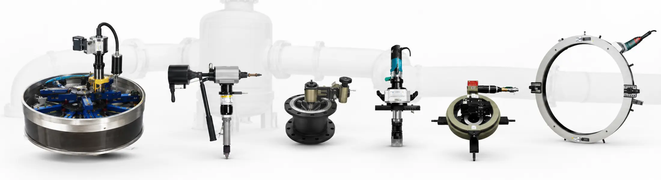 Pipeline Beveling & Facing Machines product range